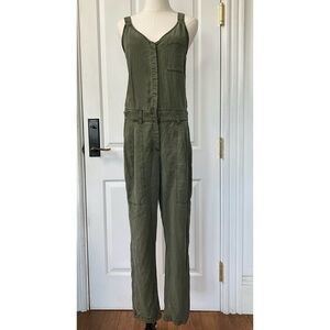 YFB Trixie Army Green Tencel Jumpsuit Size M